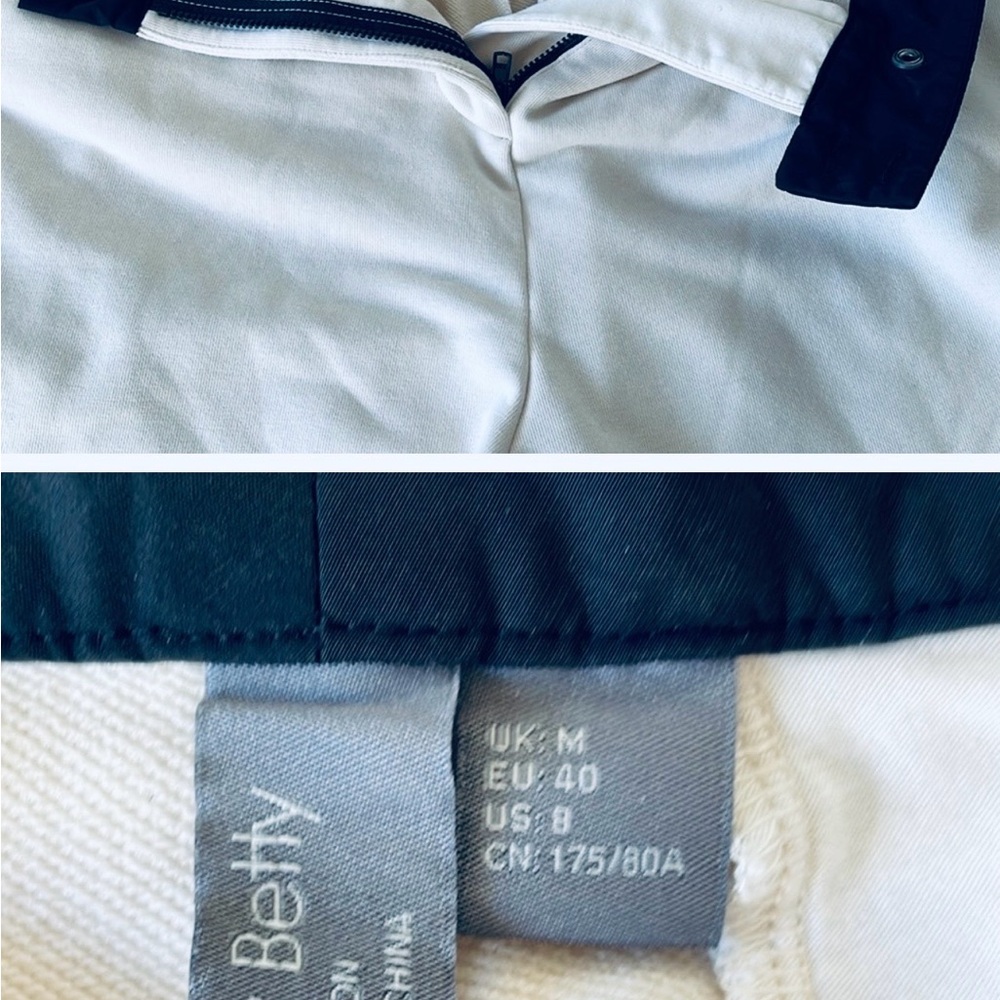 Sweaty Betty Riley M Cuffed lined worn once casual dressy pant. Side pockets - Picture 8 of 9